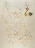 Sei carte geografiche dalle 'Famiglie celebri d'Italia' (fascicolo sul Piemonte).