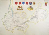 Sei carte geografiche della Savoia dalle 'Famiglie celebri d'Italia'.
