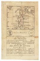 Governo Monarchico. Isole di Corsica [...]de' Francesi e di Sardegna [...] del Duca di Savoia.