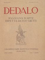 Dedalo. Rassegna d'Arte.