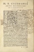 Edizione cinquecentesca della Rhetorica ad Herennium e De inventione.