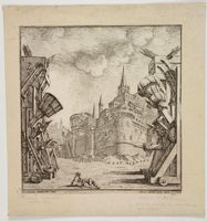 Assedio a citt&agrave; fortificata.