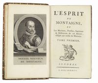 Pensées de Montaigne, propres a former l'esprit et les moeurs.