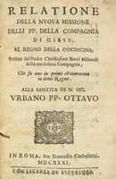 Relatione della nuova missione delli PP. della Compagnia di Giesu, al regno della Cocincina...