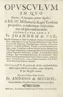 Opusculum in quo ducenta, & septuaginta quatuor quaesita, a RR. PP. missionarijs regni Tunkini proposita, totidemque responsiones ad ipsa continentur.