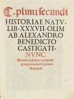 Historiae natu. lib. XXXVII olim ab Alexandro Benedicto castigati...