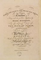 Miscellanea di 54 brani per canto e pianoforte (alcuni popolari, tra cui ballate, altri tratti da opere) pubblicati negli Stati Uniti d?America.