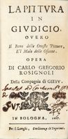 La pittura in giudicio, overo il bene delle oneste pitture, e'l male delle oscene [...].