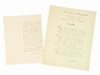 Lettera con firma autografa.