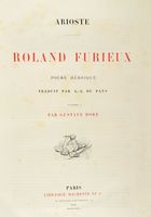 Roland Furieux. Poème heroïque traduit par A.J. Du Pays et illustré par Gustave Doré.