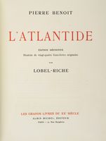 L'Atlantide. Edition definitive illustrée de vingtquatre eauxfortes originales par A. Lobel-Riche.