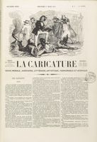 La Caricature provisoire; La Caricature, revue morale, judiciaire, littraire, artistique, fashionable et scnique.