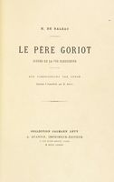 Le père Goriot. Scènes de la vie parisienne. Dix compositions par Lynch gravées à l'eau-forte par E. Abot.