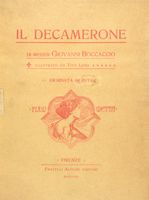 Il Decamerone [...] illustrato da Tito Lessi. Giornata prima (-decima).