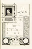 Le passant. Comedie en un acte en vers [...]. Compositions de Louis Edouard Fournier, eaux-fortes de Léon Boisson.