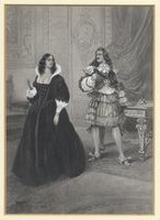 Madame de Montespan e il Re Sole.