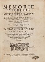 Memorie istoriche dell'antica città d'Atina [...] Divise in cinque libri...