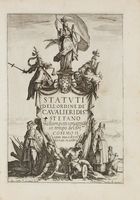 Statuti dell'ordine  de' cavalieri di santo Stefano.