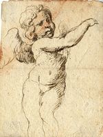 Putto alato.