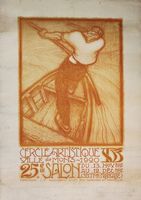 Cercle Artistique Ville de Mons 1920. 25e Salon du 13 nov.bre au 12 déc.bre, Section française. Imprimérie J.-E. Goossens Bruxelles.