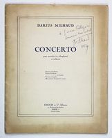 Concerto pour marimba (et vibraphone) et orchestre.