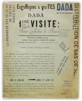 Excursions & visites Dada. 1 ère visite: Eglise Sait Julien le Pauvre. Jeudi 14 avril a 3 h. [1921].