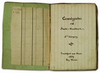 Genealogisches / und / Staats = Handbuch / 16. ten Jahrgang / Frankfurt am Main / 1827 / Bey Werner.