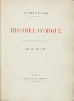 Histoire comique. Pointes sèches et eaux-fortes par Edgar Chahine.