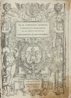 Orlando furioso [...] corretto e dichiarato da M. Lodovico Dolce, con gli argomenti di M. Gio. Andrea dell'Anguillara.