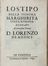  Costa Margherita : Lo Stipo.  - Asta Manoscritti, Libri, Autografi, Stampe & Disegni - Libreria Antiquaria Gonnelli - Casa d'Aste - Gonnelli Casa d'Aste