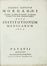  Morgagni Giovanni Battista : Nova Institutionum medicarum idea.  - Asta Manoscritti, Libri, Autografi, Stampe & Disegni - Libreria Antiquaria Gonnelli - Casa d'Aste - Gonnelli Casa d'Aste