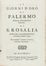  Vio Ignazio (de) : Li giorni d'oro di Palermo nella trionfale solennit&agrave; di S. Rosalia vergine palermitana celebrata l'anno 1693...  - Asta Manoscritti, Libri, Autografi, Stampe & Disegni - Libreria Antiquaria Gonnelli - Casa d'Aste - Gonnelli Casa d'Aste