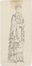  Giuseppe De Nittis  (Barletta, 1846 - Saint Germain en Laye, 1884) : Scorcio parigino (recto). Figura femminile (verso).  - Asta Manoscritti, Libri, Autografi, Stampe & Disegni - Libreria Antiquaria Gonnelli - Casa d'Aste - Gonnelli Casa d'Aste