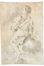  Anonimo emiliano-veneto del XVII secolo : Lotto composto da 2 disegni.  - Asta Manoscritti, Libri, Autografi, Stampe & Disegni - Libreria Antiquaria Gonnelli - Casa d'Aste - Gonnelli Casa d'Aste