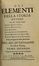  Le Lorrain Pierre (abbé de Vallemont) : Gli elementi della storia, ovvero ciò che bisogna sapere della cronologia, della geografia, del blasone....  - Asta Libri, Grafica - Libreria Antiquaria Gonnelli - Casa d'Aste - Gonnelli Casa d'Aste