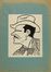  Umberto Onorato  (Lucera, 1898 - Cassino, 1967) : Caricatura di Angelo Musco in Pensaci Giacomino di Luigi Pirandello.  - Asta Libri, Grafica - Libreria Antiquaria Gonnelli - Casa d'Aste - Gonnelli Casa d'Aste