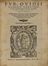  Ovidius Naso Publius : Heroides cum interpretibus Hubertino Crescent. et Iano Parrhasio..  Ubertino da Crescentino  - Auction BOOKS, MANUSCRIPTS AND AUTOGRAPHS - Libreria Antiquaria Gonnelli - Casa d'Aste - Gonnelli Casa d'Aste