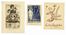  Michel Fingesten  (Buczkowitz, 1883 - Cerisano, 1943) : Lotto di 4 ex-libris e 6 biglietti augurali.  - Asta Grafica, Dipinti ed Oggetti d'Arte dal XV al XX secolo - Libreria Antiquaria Gonnelli - Casa d'Aste - Gonnelli Casa d'Aste