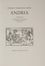  Terentius Afer Publius : Andria. Commedia. Nella traduzione di Niccol� Machiavelli con venticinque illustrazioni di Albrecht D�rer.  Niccol� Machiavelli, Albrecht D�rer  (Norimberga,, 1471 - 1528)  - Asta Libri, manoscritti e autografi - Libreria Antiquaria Gonnelli - Casa d'Aste - Gonnelli Casa d'Aste