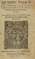  Aesopus : Fabulae, elegantissimis eiconibusveras animalium species ad vivum adumbrantes...  Virgil Solis  (Norimberga,, 1514 - 1562)  - Asta Libri, manoscritti e autografi - Libreria Antiquaria Gonnelli - Casa d'Aste - Gonnelli Casa d'Aste