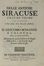  Buonanni Giacomo, Mirabella Alagona Vincenzo : Delle antiche Siracuse volume primo (-secondo). Geografia e viaggi, Figurato, Collezionismo e Bibiografia  Tommaso Fazello, Claudio Mario Arezzo, Philipp Cluver, Francesco Ciche  - Auction BOOKS, MANUSCRIPTS AND AUTOGRAPHS - Libreria Antiquaria Gonnelli - Casa d'Aste - Gonnelli Casa d'Aste