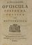  Descartes Ren� : Opuscula posthuma, physica et mathematica... Scienze tecniche e matematiche, Geometria, Scienze tecniche e matematiche  - Auction BOOKS, MANUSCRIPTS AND AUTOGRAPHS - Libreria Antiquaria Gonnelli - Casa d'Aste - Gonnelli Casa d'Aste