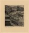  Gerard Palézieux (de)  (Vevey, 1919 - Veyras, 2012) : Maisons à Dolo (Venise).  - Auction Prints and Drawings XVI-XX century, Paintings of the 19th-20th centuries - Libreria Antiquaria Gonnelli - Casa d'Aste - Gonnelli Casa d'Aste