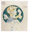  Vittorio Giunti : Lotto di 2 modelli per ceramiche.  - Auction Prints, Drawings and Paintings from 16th until 20th centuries - Libreria Antiquaria Gonnelli - Casa d'Aste - Gonnelli Casa d'Aste