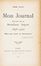  Bloy Lon : Mon Journal pour faire suite au Mendiant Ingrat 1896-1900, Dix-sept mois au Danemark.  - Asta Libri, Manoscritti e Autografi - Libreria Antiquaria Gonnelli - Casa d'Aste - Gonnelli Casa d'Aste