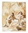 Satiro scopre una ninfa addormentata.  - Asta Stampe, Disegni e Dipinti dal XVI al XX secolo - Libreria Antiquaria Gonnelli - Casa d'Aste - Gonnelli Casa d'Aste