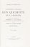 Cervantes Saavedra Miguel (de) : ?L'ingénieux Hidalgo Don Quichotte de La Manche Illustré de gravures de Carnicero et J. de Castillo d'après l'édition de l'Académie Royale EspagnolE et de Coypel et autres maîtres.  Charles Antoine Coypel, Antonio Carnicero, Joseph del Castillo  (1737 - 1793)  - Asta Libri, Manoscritti e Autografi - Libreria Antiquaria Gonnelli - Casa d'Aste - Gonnelli Casa d'Aste