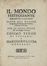  Moniglia Giovanni Andrea : Il Mondo Festeggiante. Balletto a cavallo fatto nel teatro congiunto al Palazzo del Sereniss. Gran Duca, per le reali nozze de' serenissimi principi Cosimo Terzo di Toscana, e Margherita Luisa d'Orleans. Teatro, Scenografia teatrale, Storia locale, Medicea, Feste - Folklore - Giochi - Sport, Musica, Teatro, Spettacolo, Musica, Teatro, Spettacolo, Storia, Diritto e Politica, Storia, Diritto e Politica  Alessandro Carducci, Stefano Della Bella  (Firenze, 1610 - 1664)  - Auction Graphics & Books - Libreria Antiquaria Gonnelli - Casa d'Aste - Gonnelli Casa d'Aste