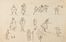  Anonimo francese del XX secolo : Lotto composto di 26 disegni umoristici.  - Asta Libri & Grafica. Parte I: Stampe, Disegni & Dipinti - Libreria Antiquaria Gonnelli - Casa d'Aste - Gonnelli Casa d'Aste