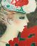  Jean Pierre Cassigneul  (Paris, 1935) : Ritratto femminile con fiori.  Nicola Alexandrovich Benois  (Pietroburgo, 1901 - Udine, 1988)  - Asta Libri & Grafica - Libreria Antiquaria Gonnelli - Casa d'Aste - Gonnelli Casa d'Aste